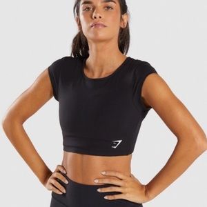 Gymshark dreamy cap sleeve crop top